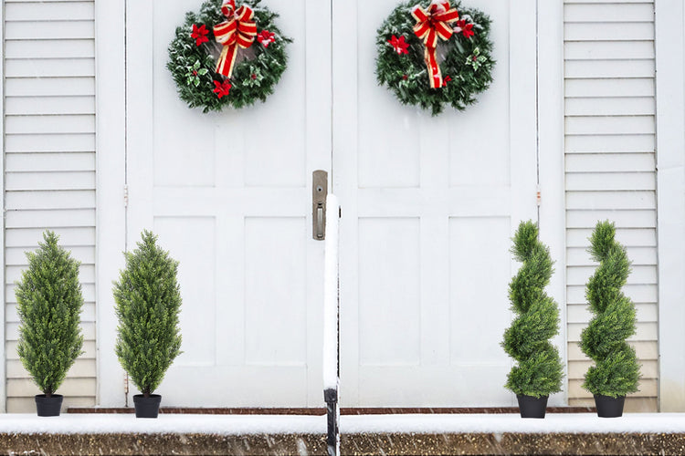 Artificial cedar trees