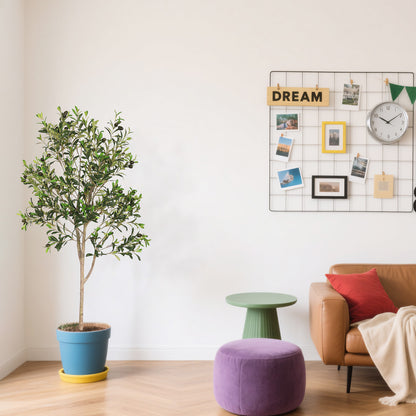 THE BLOOM TIMES Artificial Olive Tree in Pot – Realistic Faux Plants Olive Tree Indoor Decor