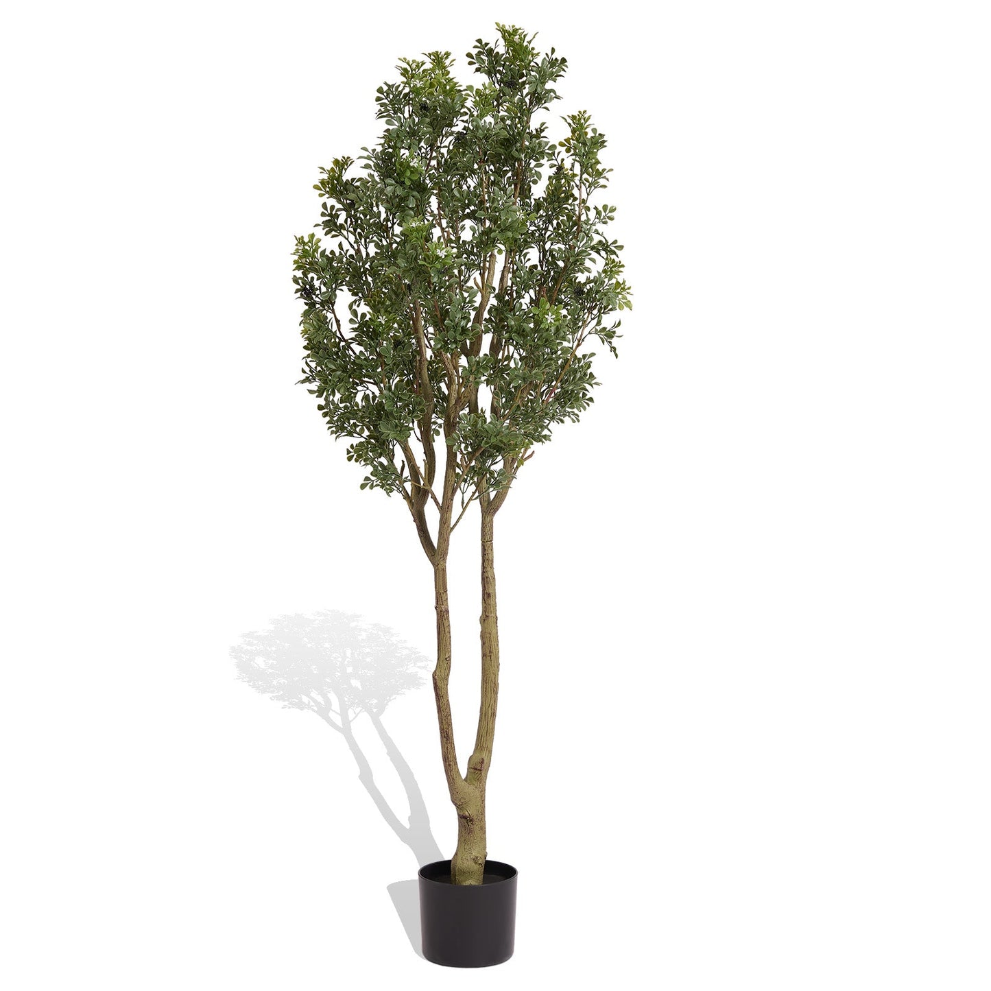 Artificial Orange Jasmine Tree (Murraya Paniculata) - 1PC Realistic Potted Faux Plant for Indoor & Outdoor Decor