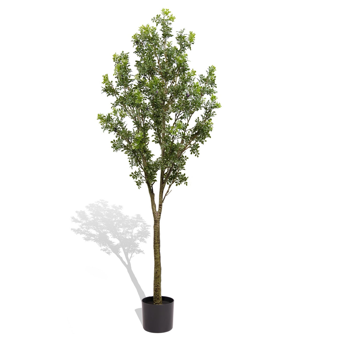 Artificial Orange Jasmine Tree (Murraya Paniculata) - 1PC Realistic Potted Faux Plant for Indoor & Outdoor Decor